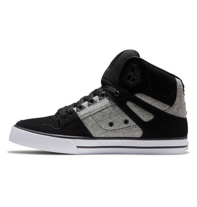 DC Pure High-Top Sneakers Herr Svarta | IRDU-42690