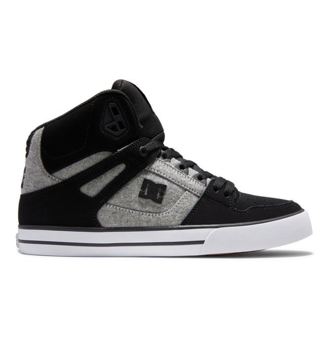 DC Pure High-Top Sneakers Herr Svarta | IRDU-42690