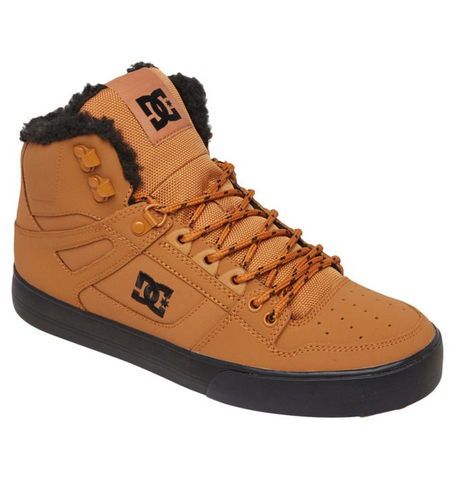 DC Pure High-Top Winter Vinterkängor Herr Bruna Svarta | UJAR-50692