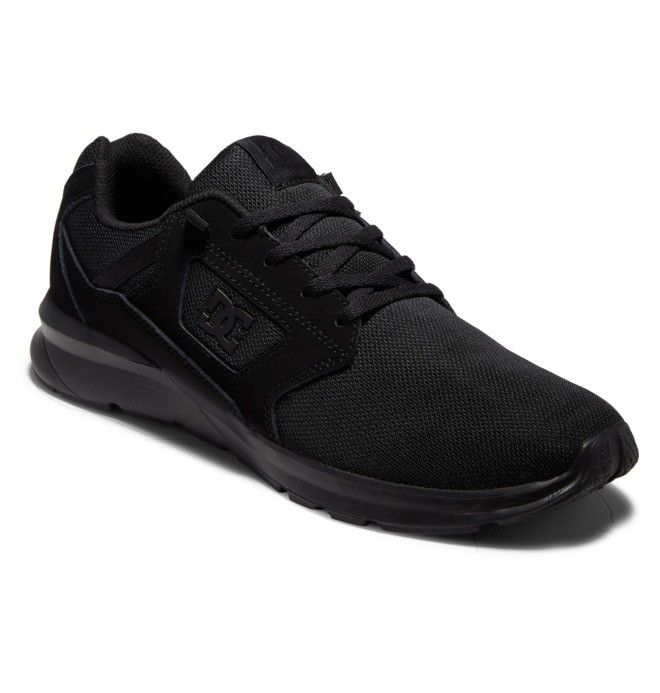 DC Skyline Lightweight Sneakers Herr Svarta Svarta Svarta | JVEZ-29761