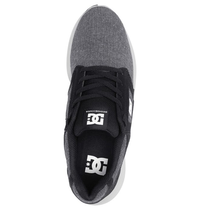 DC Skyline Lightweight Sneakers Herr Svarta Svarta | HYIM-70495