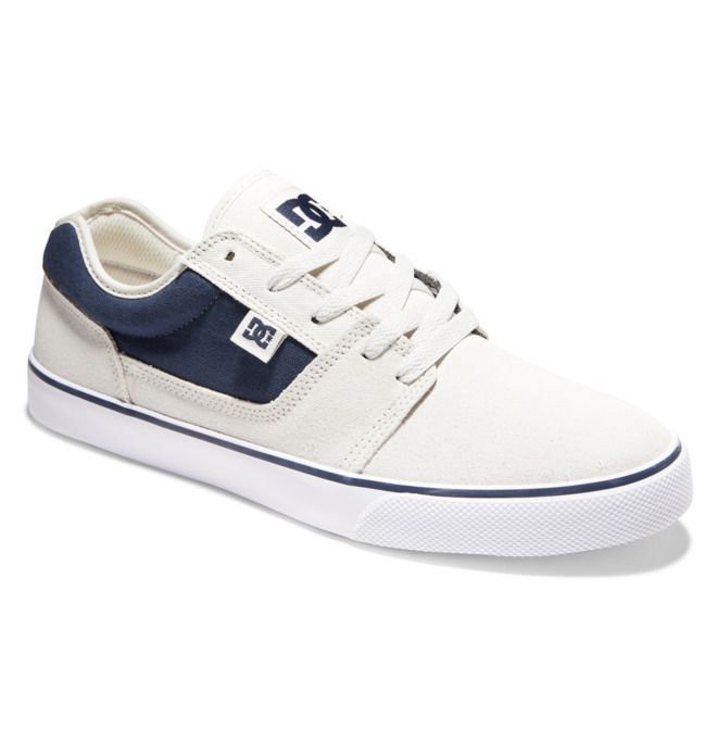 DC Tonik Sneakers Herr Vita Marinblå | YXGO-87345