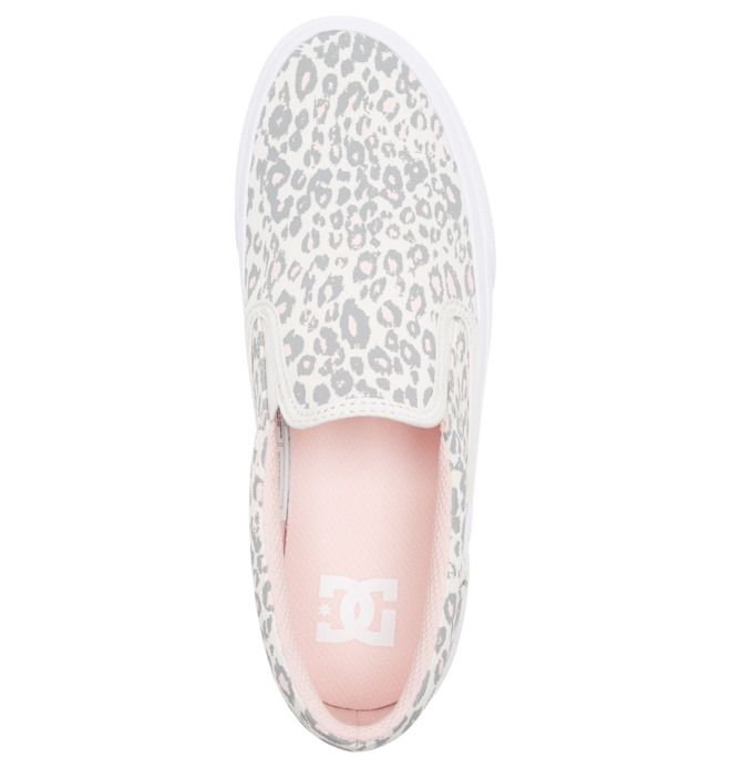 DC Trase Slip-On Platform Sneakers Dam Grå Rosa | IRSC-92017