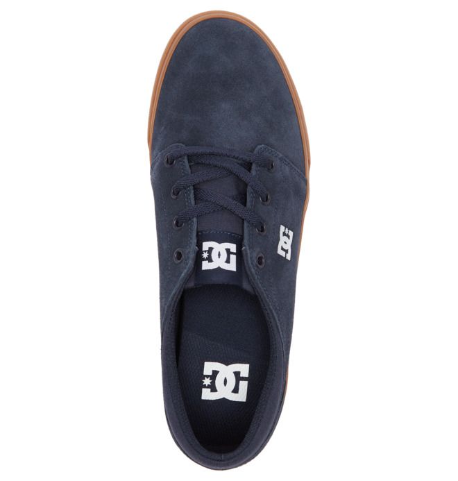 DC Trase Suede Sneakers Herr Marinblå | JRVI-67531