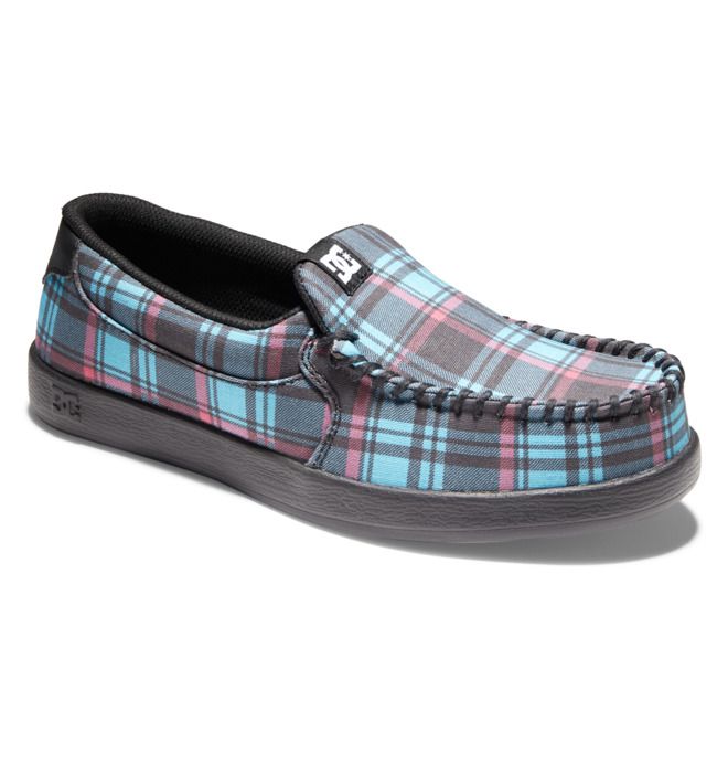 DC Villain Slip On Sneakers Dam Blå | IAXU-53789