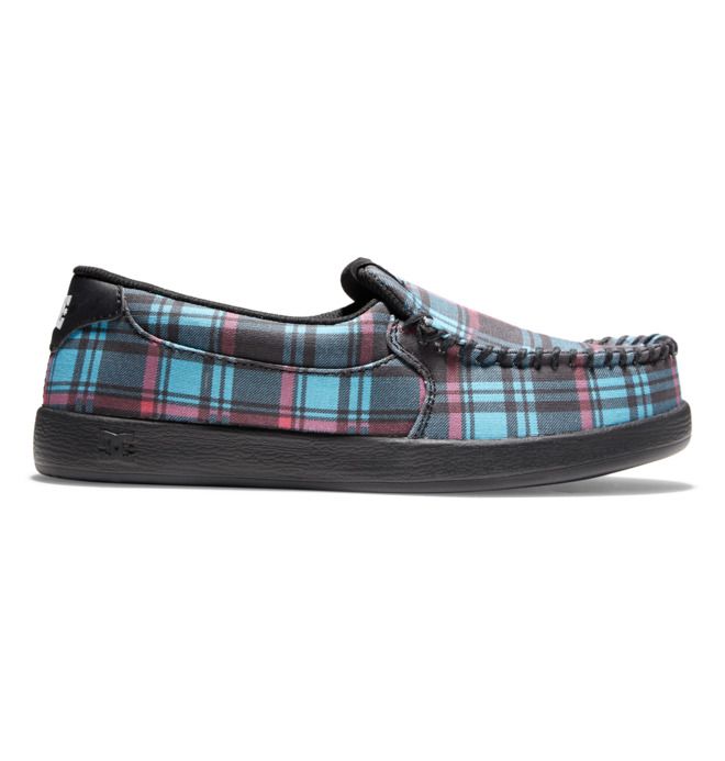 DC Villain Slip On Sneakers Dam Blå | IAXU-53789