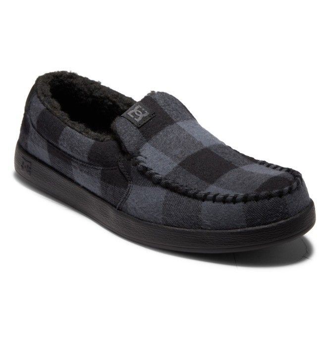 DC Villain Winterized Slip On Slip On Herr Svarta Grå | DPLE-53708