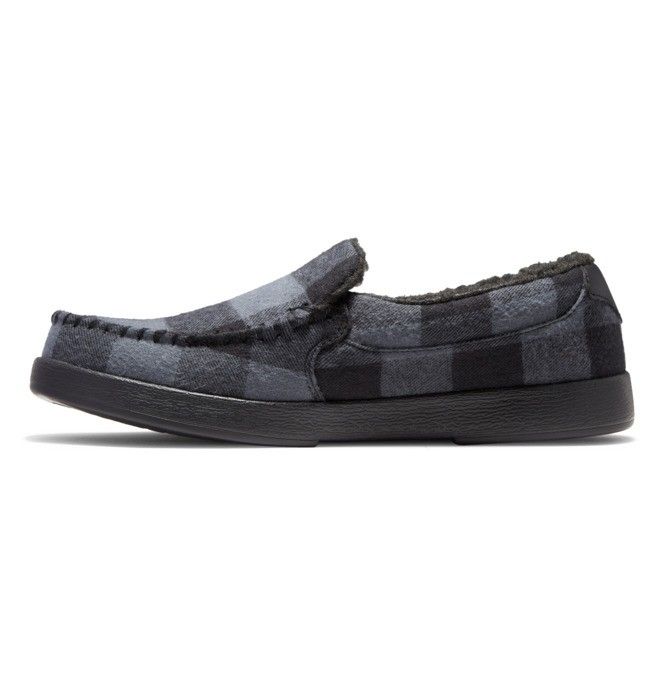 DC Villain Winterized Slip On Slip On Herr Svarta Grå | DPLE-53708