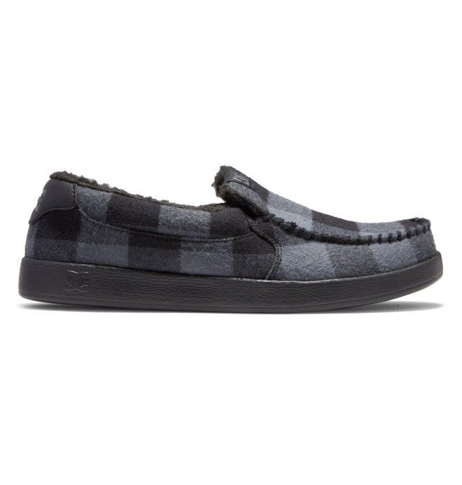 DC Villain Winterized Slip On Slip On Herr Svarta Grå | DPLE-53708